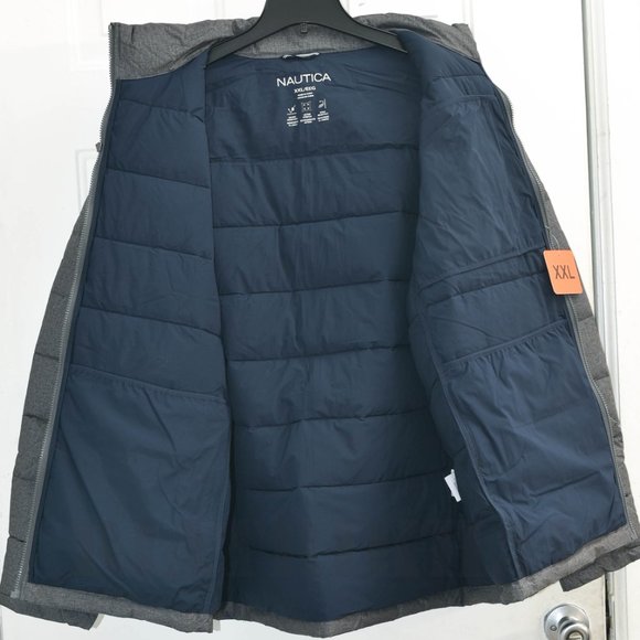 MEN QUILTED PUFFER JACKET NAUTICA - Picture 8 of 11